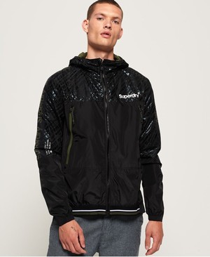 Superdry Offshore Cagoule Férfi Kabát Fekete | TSIUV2915